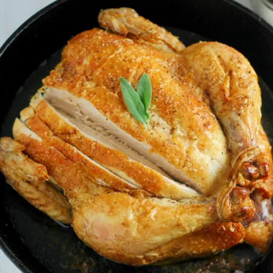 How to Roast a Whole Chicken - Recipe photo by strictlydelicious