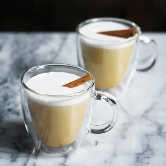 Pumpkin Chai Tea Lattes - Recipe photo by Feed Me Phoebe