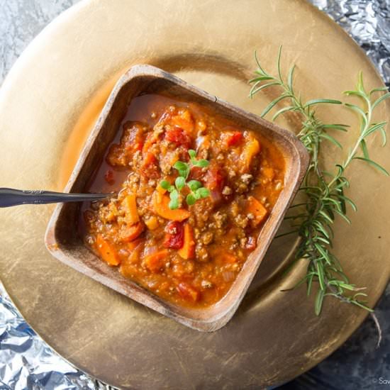 (Kids Friendly) Paleo Chili - Recipe photo by primalrevolutions