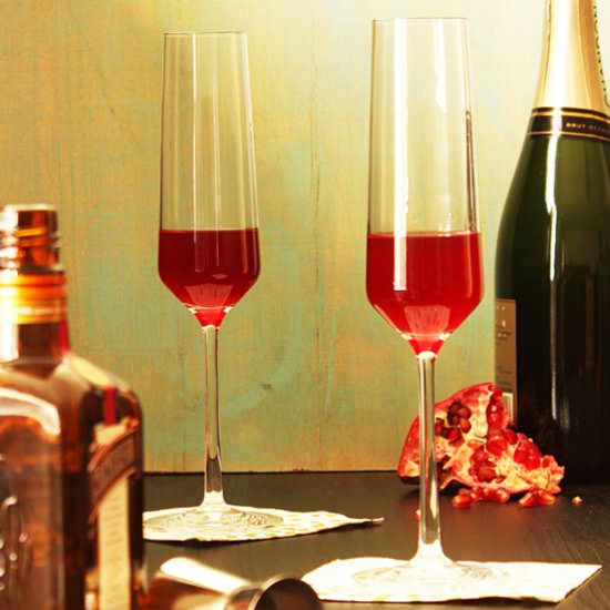 Orange Pomegranate Sparkling - Recipe photo by cupofzest