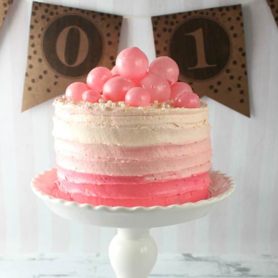 Pink Champagne Cake - Recipe photo by Clairellyn