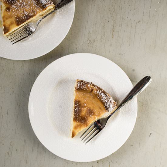 Lemon Ricotta Cheesecake - Recipe photo by Cupsandspoonfuls
