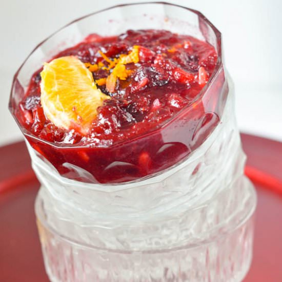 Cranberry orange relish - Recipe photo by thatgirlcookshealthy