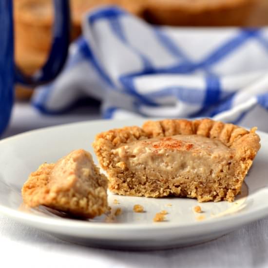 Baked Custard Tarts (Vegan) - Recipe photo by veganmiam