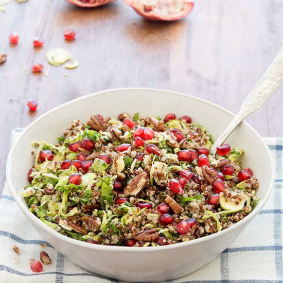 Chopped Brussels Sprouts Salad - Recipe photo by as easy as apple pie