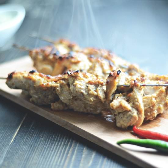 Chicken Malai kebab - Recipe photo by notacurry.com