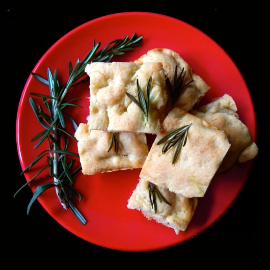 Focaccia - Recipe photo by nerdychef
