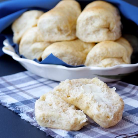 Whole Wheat Honey Parker House Roll - Recipe photo by bake.eat.repeat.