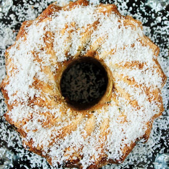 Zucchini-Carrot Crumb Cake - Recipe photo by YUM Living