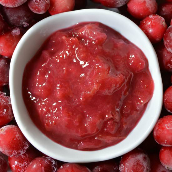 Orange-Cranberry Sauce - Recipe photo by YUM Living