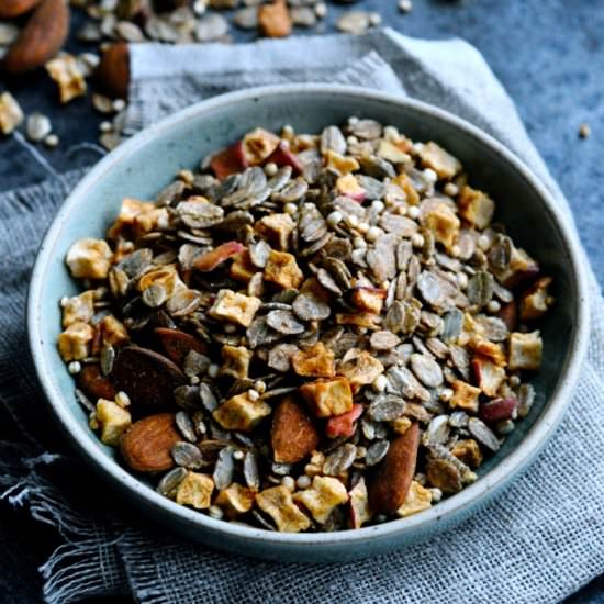 Muesli with Rye Flakes - Recipe photo by KarlasNordicKitchen