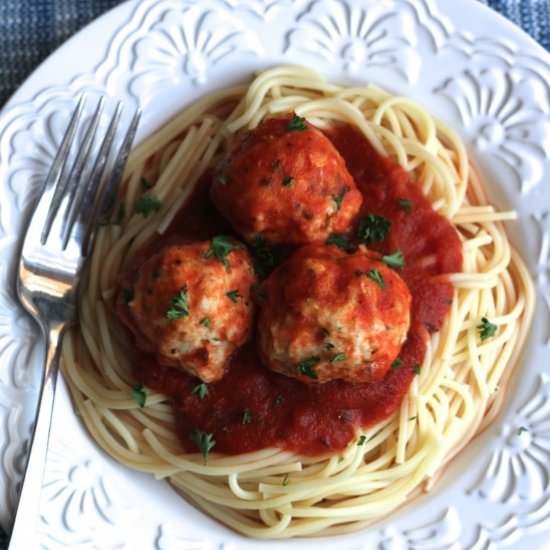 Italian Turkey Meatballs - Recipe photo by brittanyspantry