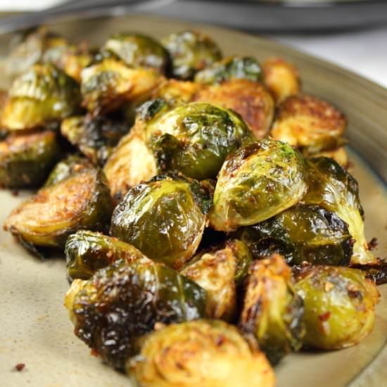 Roasted Brussel Sprouts - Recipe photo by Simply Playful Fare