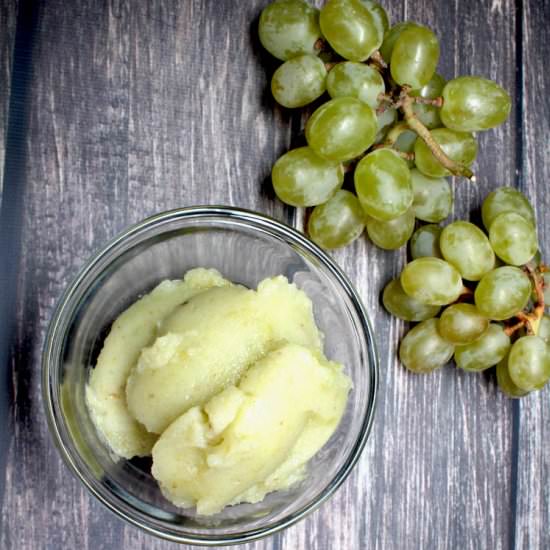 Green Grape Sorbet - Recipe photo by geniabeme