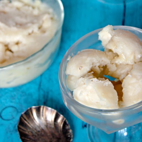 Cherimoya Sorbet - Recipe photo by sew lets cook