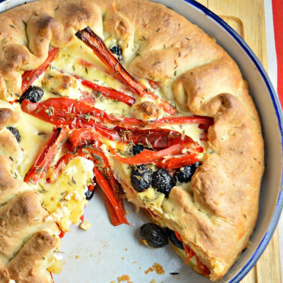 Red Pepper Galette - Recipe photo by Mummys FastandEasy