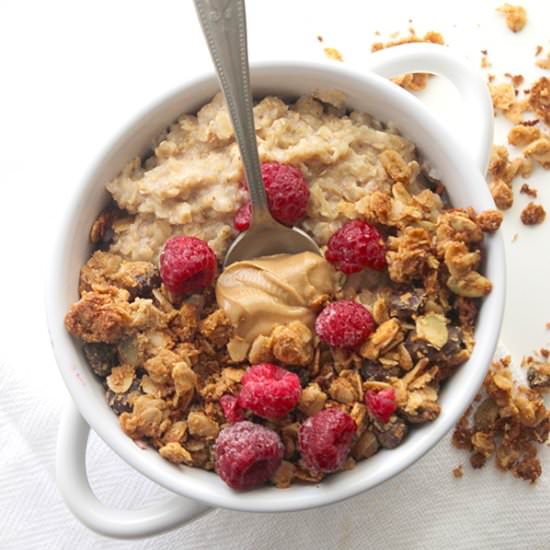 Chewy Chocolate Chip Granola - Recipe photo by simplegreenmoms
