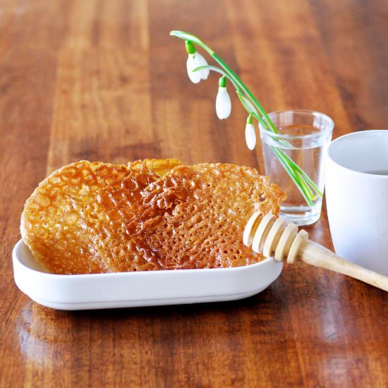 Honey Tuiles - Recipe photo by Andrea Janssen