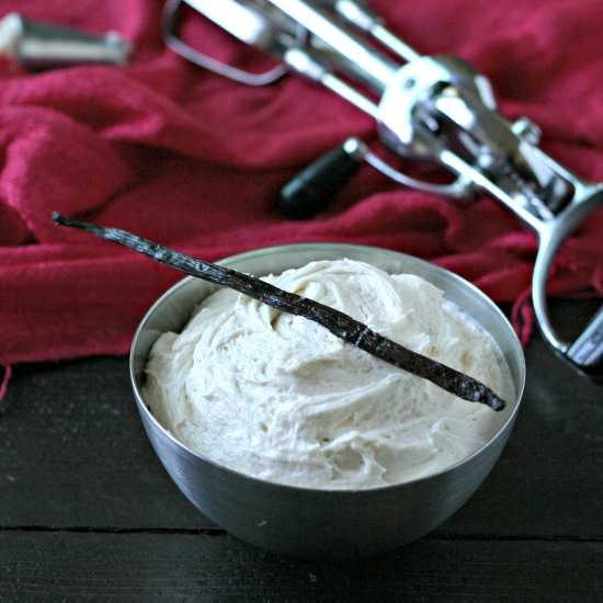 Perfect Vanilla Bean Buttercream - Recipe photo by EverydayMaven