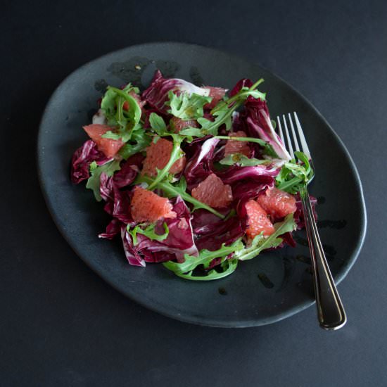 Grapefruit sumac salad - Recipe photo by Malgosia