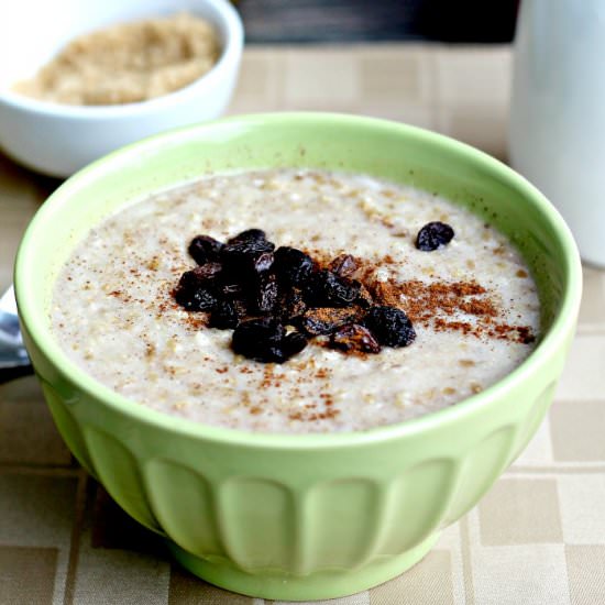 Brown Sugar Steel Cut Oats - Recipe photo by SparklesKathy