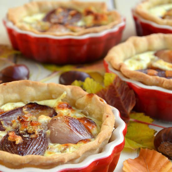 Onion tartelettes - Recipe photo by How big are the small things