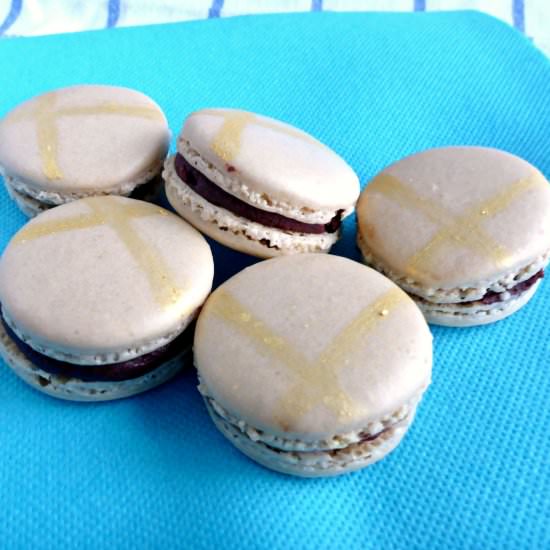 Hot chocolate macarons - Recipe photo by Ivyka