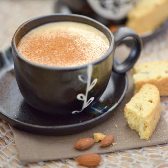 Almond Atole | Atole Almendrado - Recipe photo by NibblesNFeasts