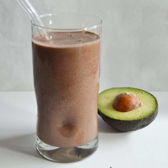 Chocolate Avocado Protein Smoothie - Recipe photo by shebakeshere