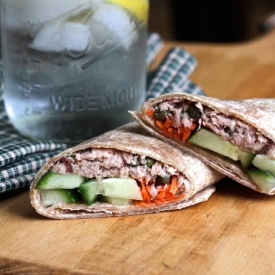 Light & Tangy Tuna Wraps - Recipe photo by brittanyspantry