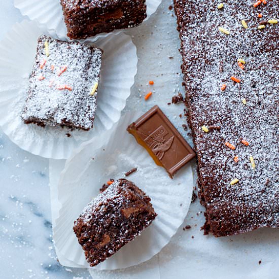 Caramel Chocolate Brownies - Recipe photo by heartsinmyoven