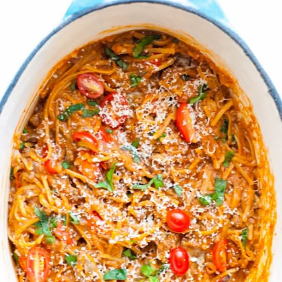 One Pot Italian Pasta - Recipe photo by prettylittleapron
