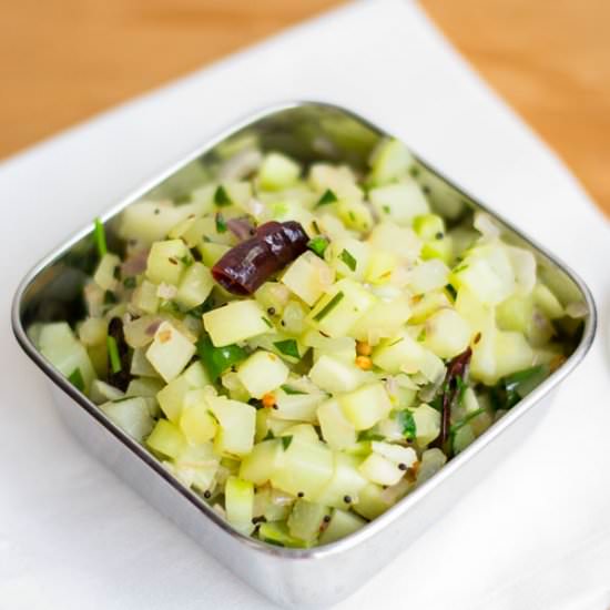 Vegan Chayote Squash Stir-Fry - Recipe photo by kannammacooks
