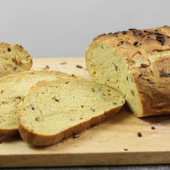 Olive & Chilli Seed Bread - Recipe photo by iamchef