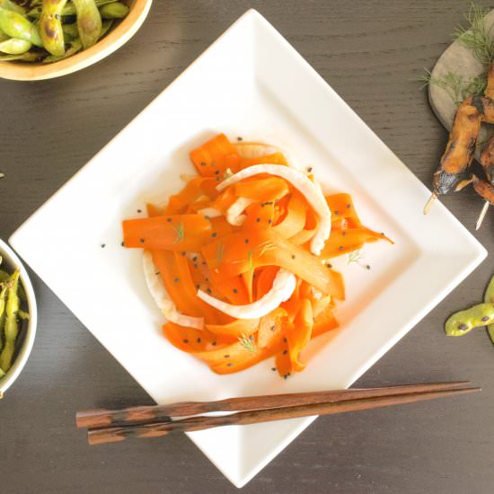 Shaved carrot fennel salad - Recipe photo by culinaryginger