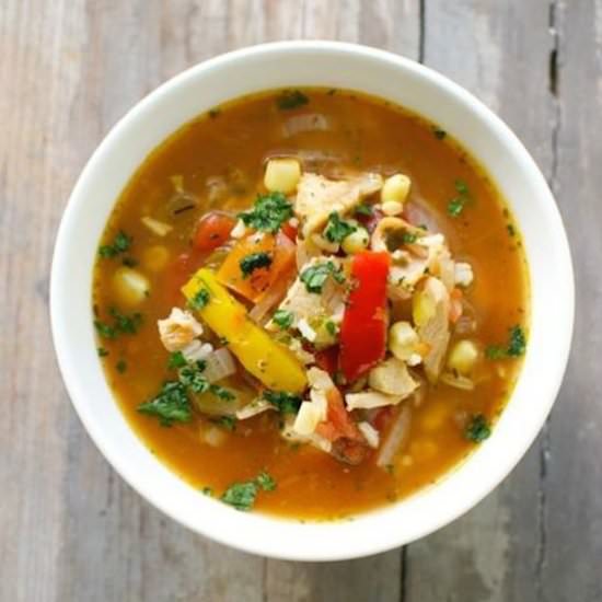 Turkey Tortilla Soup - Recipe photo by eatingmadeeasy