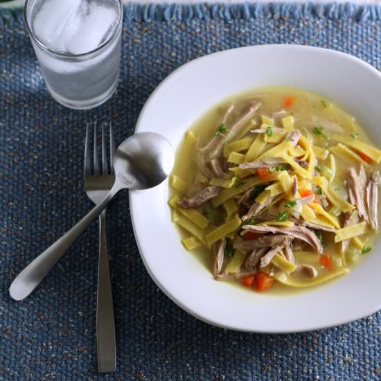 Slow Cooked Rabbit and Noodles - Recipe photo by SolidGoldEats