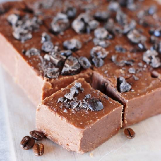 Kahlua Fudge - Recipe photo by thekitchenismyplayground