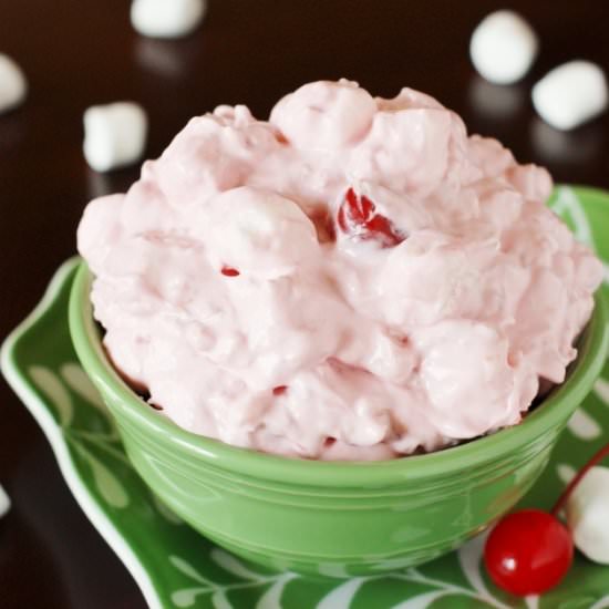 Cherry Fluff Salad - Recipe photo by thekitchenismyplayground