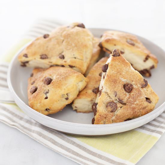 Chocolate Chip Scones - Recipe photo by BourbonAndHoney