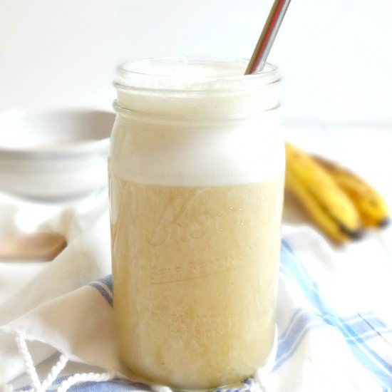Banana Milk - Recipe photo by TheGlowingFridge