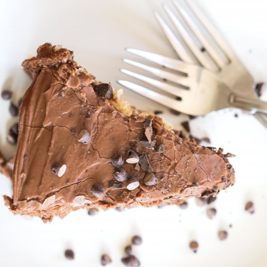 Mocha Frosted Mini Chip Layer Cake - Recipe photo by EvolvingTable