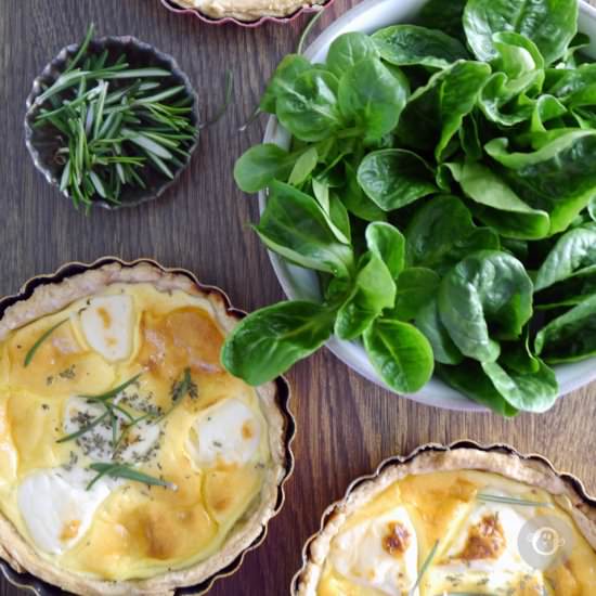 Goat Cheese Tarteletts - Recipe photo by julzalicious