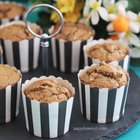 Skinny Gluten Free Banana Muffins - Recipe photo by aapplemint