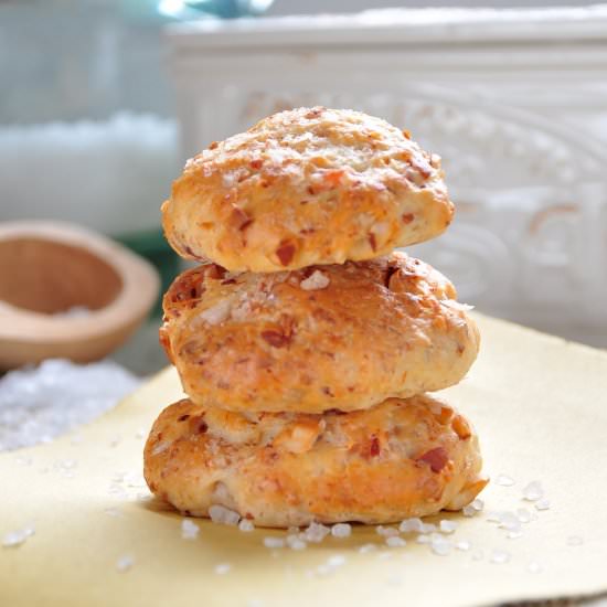 Bread with bacon and almonds - Recipe photo by PANE PER I TUOI DENTI