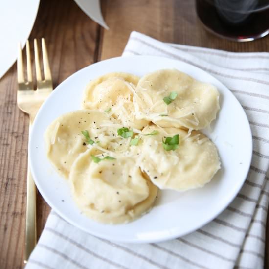 Homemade Pear and Pecorino Ravioli - Recipe photo by CoordinatelyYours