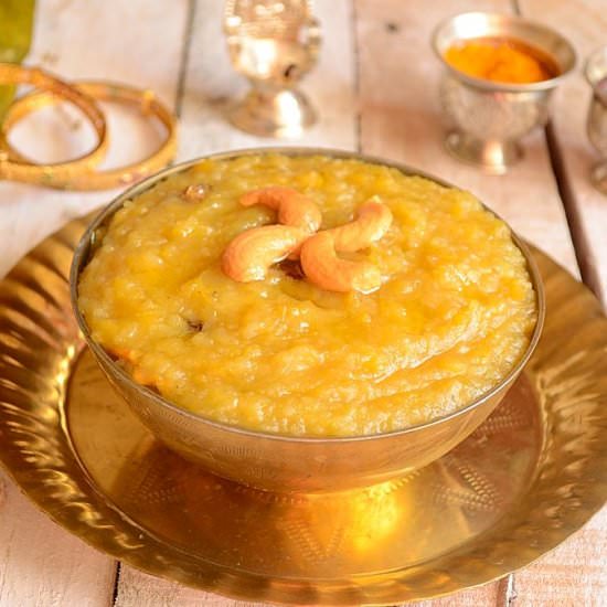 Rice and Jaggery Pudding - Recipe photo by currytrail