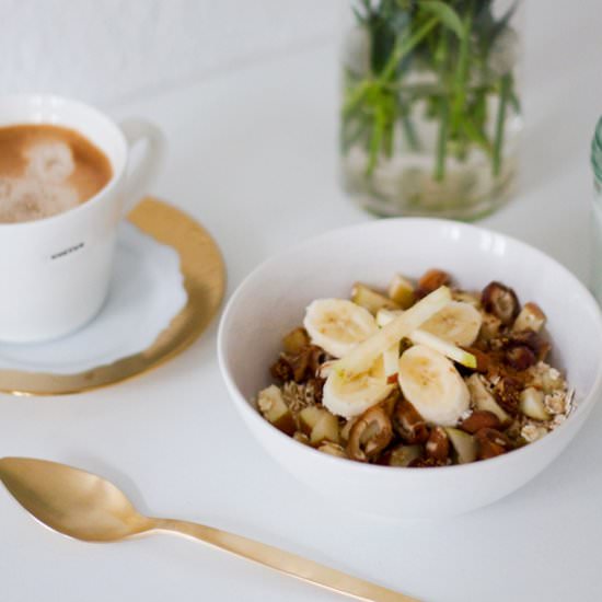 Apple Banana Breakfast Oats - Recipe photo by notyourstandard