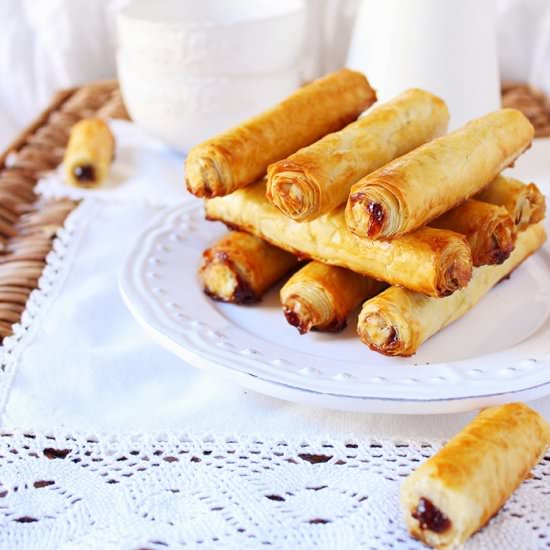 Phyllo Rose Hip Jam Cigars - Recipe photo by AngellovesCooking