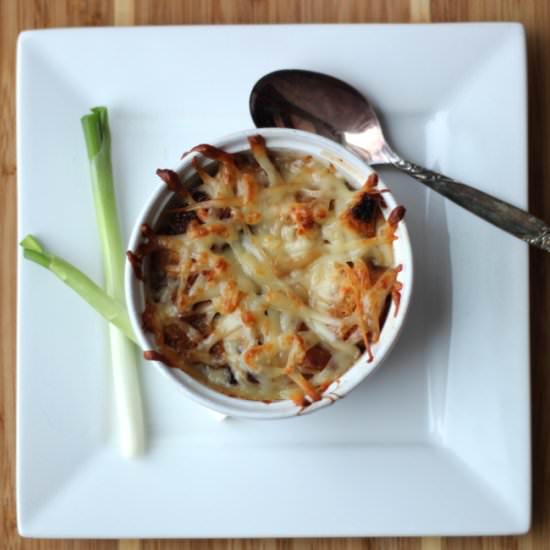 french onion soup - Recipe photo by OnlyFromScratch